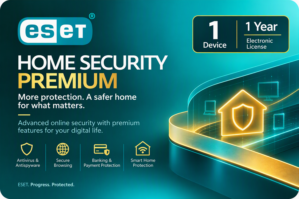 ESET Home Security Premium - 1 year - 1 device
Marca: ESET | No. de parte: EHSPESD-1Y-1PPA
1 dispositivo